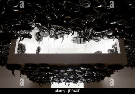 Phillipe Parreno Ausstellung im Serralves Foudation in Porto - Portugal Stockfoto