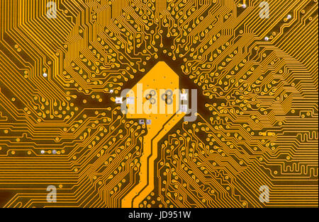 Computer Board mit Netzwerk- und Verbindung Stockfoto