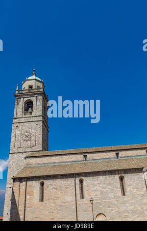 Detail der Kirche von San Giacomo in Bellagio am Comer See in Italien Stockfoto