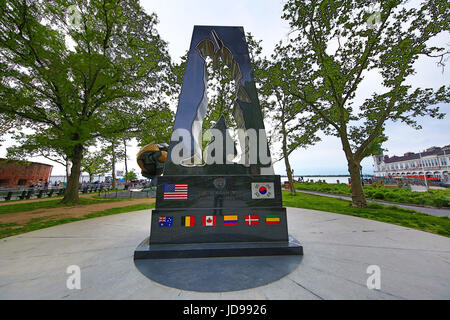 Korea-Krieg-Denkmal, Battery Park, New York City, New York, USA Stockfoto