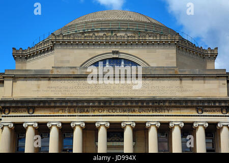 Low Memorial Library an der Columbia University, New York City, New York, USA Stockfoto