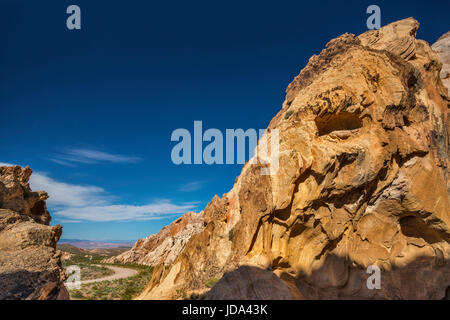 Jurassic Sandstone rocks in Whitney Pocket Area, Gold Butte National Monument, Mojave Desert, Nevada, USA Stockfoto