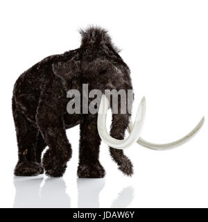 Das Mammut isoliert. 3D-Rendering Stockfoto