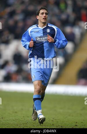 CRAIG WOODMAN WYCOMBE WANDERERS FC VALLEY PARADE BRADFORD ENGLAND 14. Februar 2009 Stockfoto