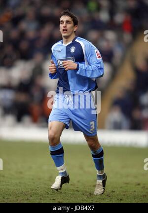 CRAIG WOODMAN WYCOMBE WANDERERS FC VALLEY PARADE BRADFORD ENGLAND 14. Februar 2009 Stockfoto