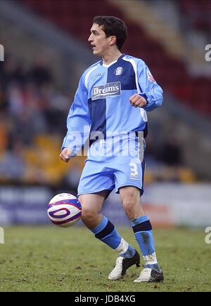 CRAIG WOODMAN WYCOMBE WANDERERS FC VALLEY PARADE BRADFORD ENGLAND 14. Februar 2009 Stockfoto