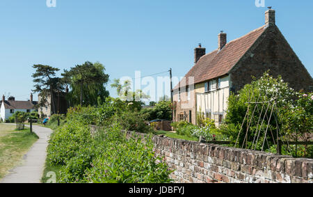 Dorf von Frampton auf Severn in Gloucestershire, England, Vereinigtes Königreich Stockfoto