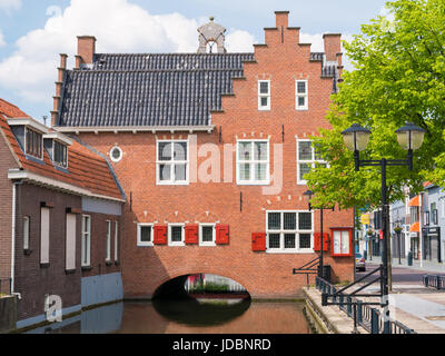 Ehemaliges Rathaus in alte Stadt von Oud-Beijerland, Hoeksche Waard, Südholland, Niederlande Stockfoto