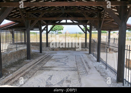 Fabrica Hill Mosaik, Paphos, Zypern. Stockfoto