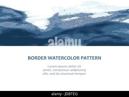 Vektor-Explosion Rauch Wolke Aquarell. Tinte in Wasser isoliert weiß wirbeln. Abstrakte Rahmen malt, Holi, flüssige Tinte. Hintergrund für Banner, Stock Vektor