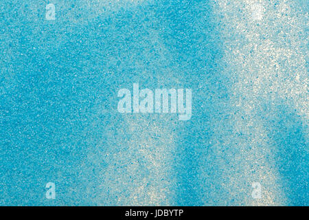 Zusammenfassung Hintergrund blau Sand. Makroaufnahme blau sand Stockfoto