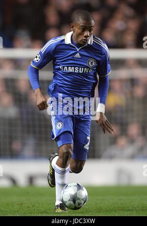 SALOMON KALOU CHELSEA FC STAMFORD BRIDGE LONDON ENGLAND 25. Februar 2009 Stockfoto