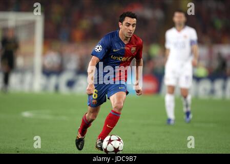 XAVI FC BARCELONA STADIO OLIMPICO Rom 27. Mai 2009 Stockfoto