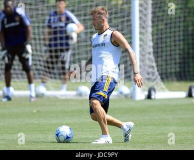 DAVID BECKHAM LOS ANGELES GALAXY CARSON LOS ANGELES CA USA 22. Juli 2009 Stockfoto
