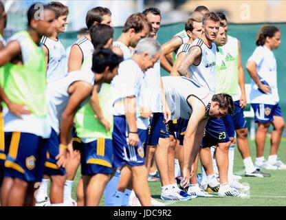 DAVID BECKHAM LOS ANGELES GALAXY CARSON LOS ANGELES CA USA 22. Juli 2009 Stockfoto