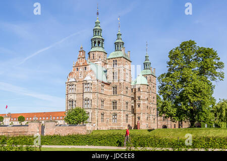 Schloss Rosenborg, erbaut von König Christian IV in Kopenhagen, Dänemark - 8. Juni 2017 Stockfoto