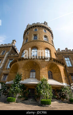 Nahaufnahme von Belvoir Castle Leicestershire England UK Stockfoto