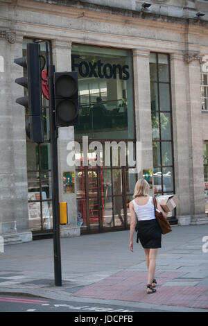 Foxtons Immobilienmakler Park Lane, London Stockfoto