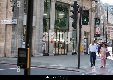 Foxtons Immobilienmakler Park Lane, London Stockfoto