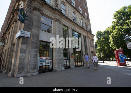 Foxtons Foxton Immobilienmakler Park Lane, London Stockfoto