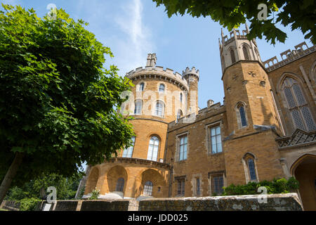 Nahaufnahme von Belvoir Castle Leicestershire England UK Stockfoto