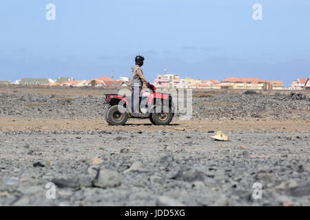 Quad Biker Stockfoto