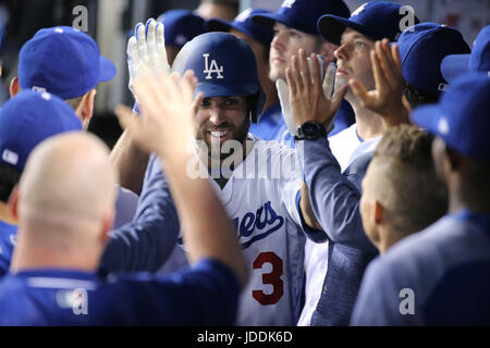 Los Angeles, CA, USA. 19. Juni 2017. Das Dodger Stadium in Los Angeles, CA. Fotograf: Peter Joneleit. Bildnachweis: Csm/Alamy Live-Nachrichten Stockfoto
