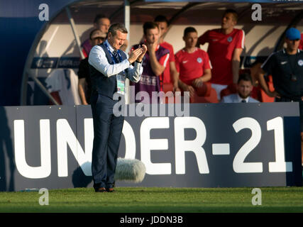 Kielce, Polen. 19. Juni 2017. Aidy Boothroyd (ENG) Fußball: UEFA-U21-Meisterschaft Polen 2017 Gruppe A match zwischen Slowakei 1-2 England Kolporter Arena in Kielce, Polen. Bildnachweis: Maurizio Borsari/AFLO/Alamy Live-Nachrichten Stockfoto