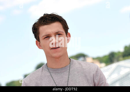 Rom, Italien. 20. Juni 2017. Fototermin von dem Film "Spiderman-Homecoming" in Rom. Im Bild: Schauspieler Tom Holland Photo Credit: Fabio Mazzarella/Sintesi/Alamy Live News Stockfoto