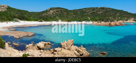 Strand Playa del Principe auf Costa Smeralda im Norden von Sardinien, Italien Stockfoto