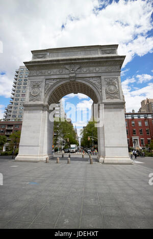 Washington Square arch New York City USA Stockfoto