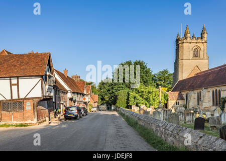 Chiddingstone Dorf, Kent. Stockfoto