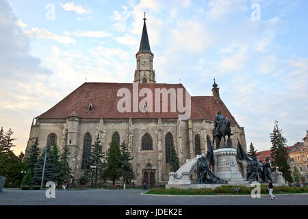 St. Michael Kirche, Cluj-Napoca, Rumänien Stockfoto