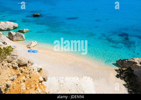 Goloritze Strand in der Nähe von Baunei, Ostküste von Sardinien, Italien Stockfoto