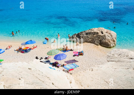 Goloritze Strand in der Nähe von Baunei, Ostküste von Sardinien, Italien Stockfoto