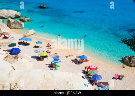 Goloritze Strand in der Nähe von Baunei, Ostküste von Sardinien, Italien Stockfoto