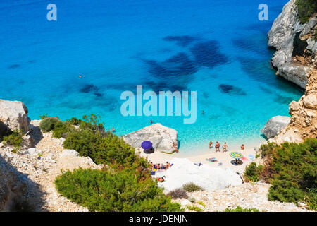 Goloritze Strand in der Nähe von Baunei, Ostküste von Sardinien, Italien Stockfoto