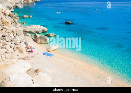 Goloritze Strand in der Nähe von Baunei, Ostküste von Sardinien, Italien Stockfoto