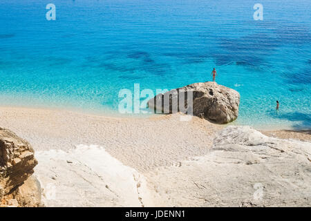 Goloritze Strand in der Nähe von Baunei, Ostküste von Sardinien, Italien Stockfoto