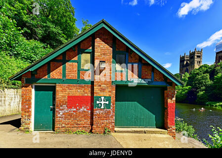 Durham Universität Durham School Boat Club Stockfoto