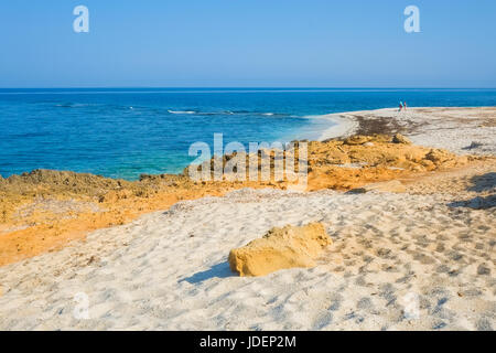 Mari Ermi Strand in Oristano, Sardinien, Italien Stockfoto