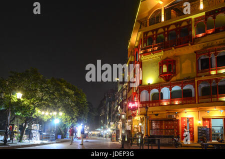 Die berühmten Food Street in der Nähe von Badshahi Moschee, Lahore, Pakistan am 5. Juni 2017 Stockfoto