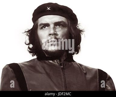 Ikonische Foto von marxistischer Revolutionär Che Guevara, die von Korda (Alberto Díaz Gutiérrez) am 5. März 1960 in Havanna, Kuba. Stockfoto