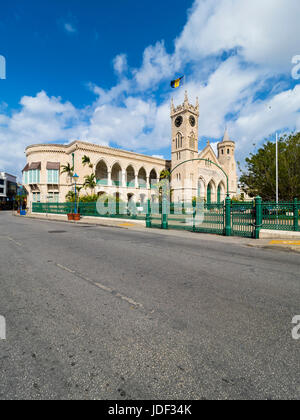 Parlamentsgebäude, Bridgetown, Barbados Stockfoto