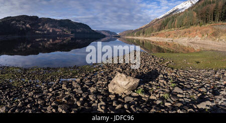 Thirlmere Reflexionen, Antenne Panorama. Stockfoto