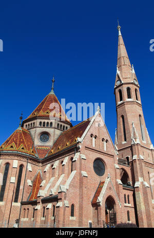 Ungarn, Budapest, Szilágyi Dezső Square, reformierte Kirche, Stockfoto