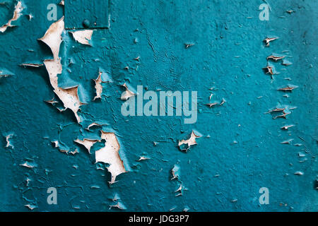 Farbige konkreten Hintergrund mit Peeling alte Farbe. Stockfoto