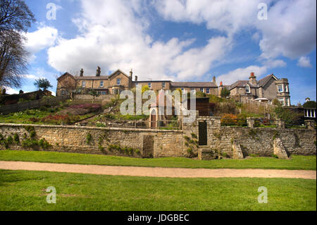 Ufer des Flusses Coquet, Rothbury, Northumberland Stockfoto