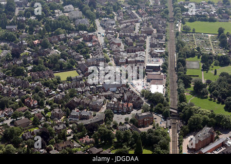 Luftbild von der Cheshire Alderley Edge, UK Stockfoto