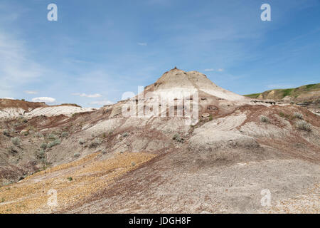 Midland Provincial Park in der Nähe von Drumheller, in Alberta, Kanada. Der Park hat eine Self-guided Trail für die Erkundung der Landschaft der Badlands. Stockfoto
